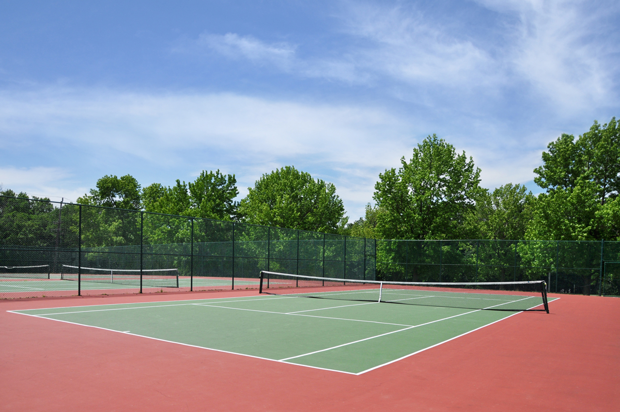 Empty Tennis Court